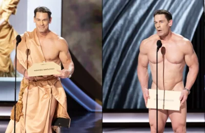 John Cena Goes Nude On Stage at The Oscars — Or Does He?